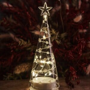 Sapin lumineux moyen modèle.