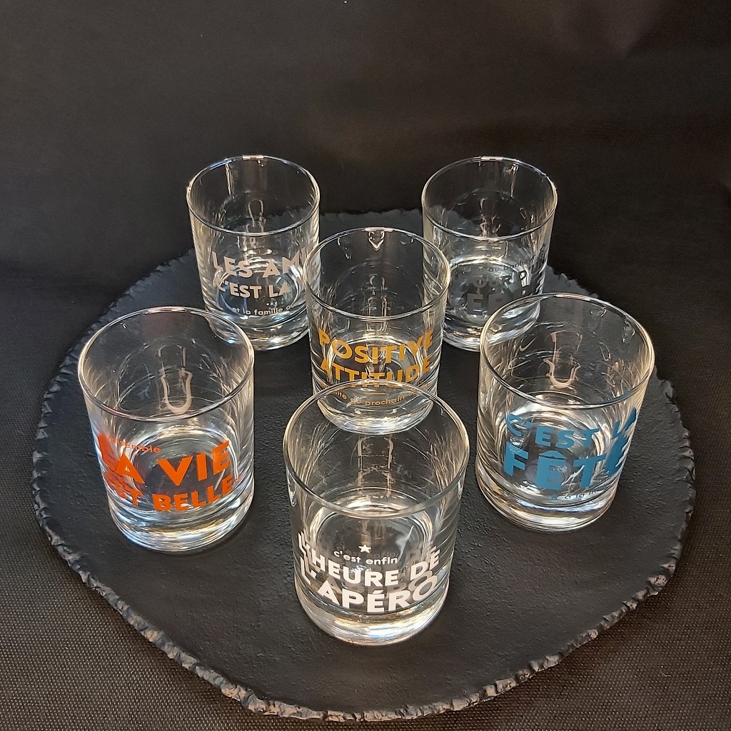 Verres colorés - Sophie Janière.