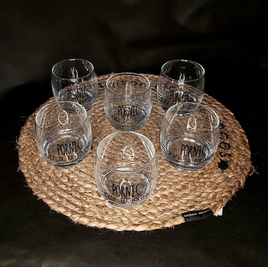 Verres ronds Pornic - Sophie Janière.