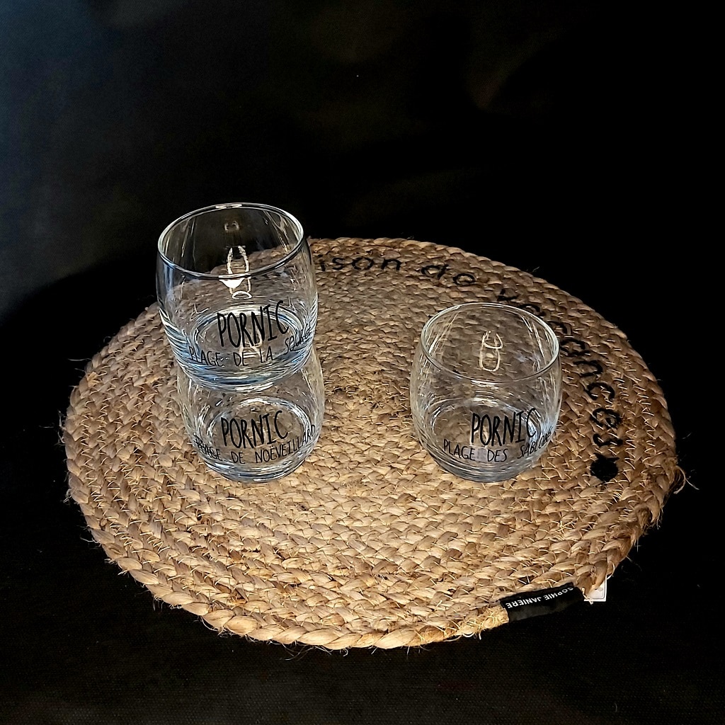 Verres ronds Pornic - Sophie Janière.