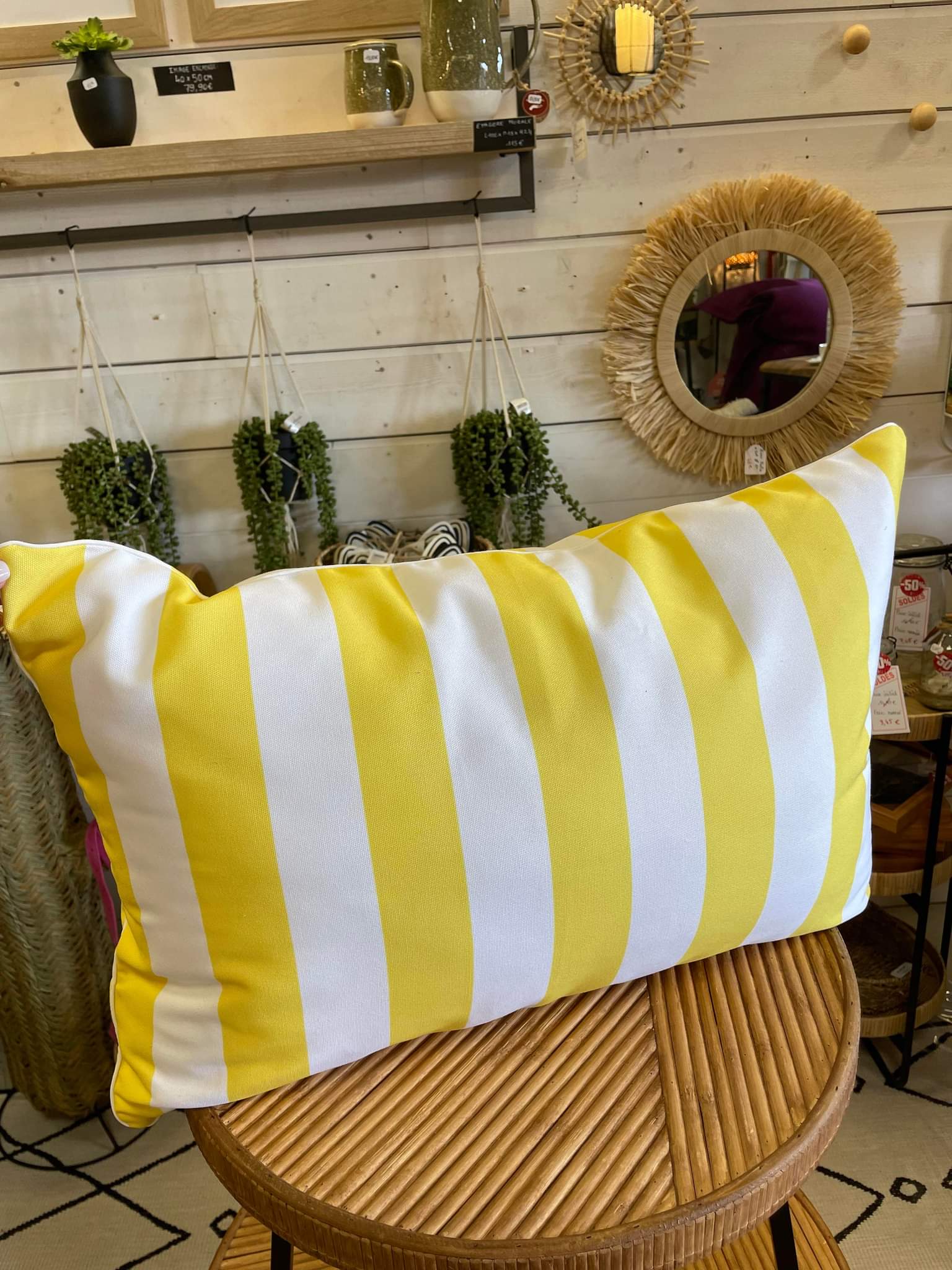coussin extérieur rectangle 40x60 pôdevache