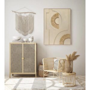 toile raphia beige 60x80 pôdevache